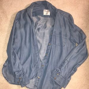 American Eagle Button Down “Denim” Top
